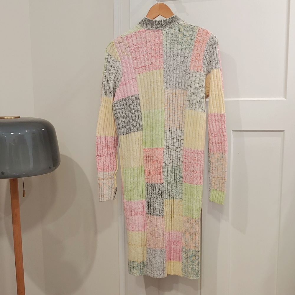 Anthropologie Multicolor Patchwork Cardigan - Picture 5 of 8